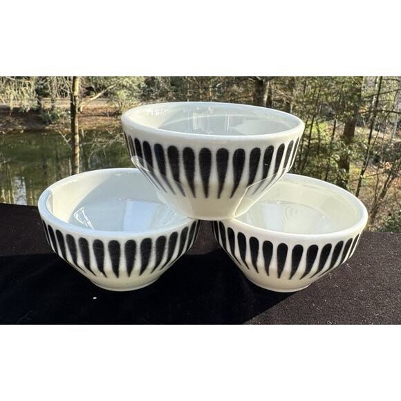 3 JACKSON Custom China Restaurant Ware RADIANT CONDIMENT/ BOWLS VINTAGE -C22 - Picture 1 of 11